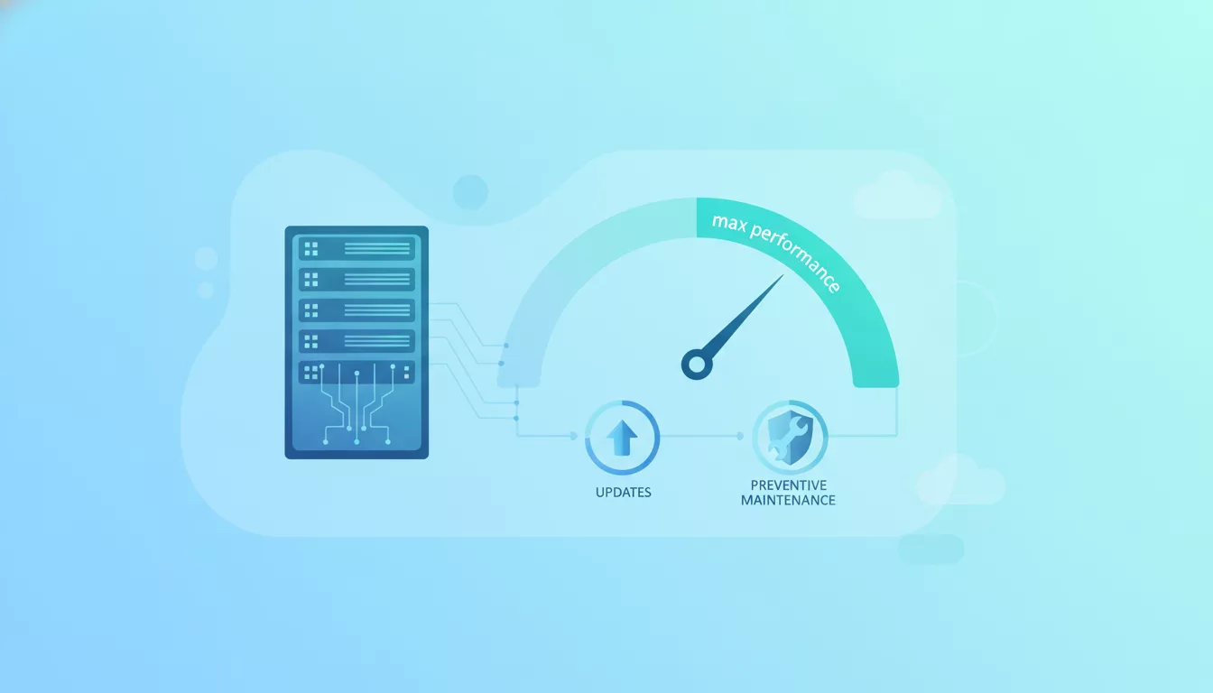 Performance IT : mise à jour et maintenance préventive