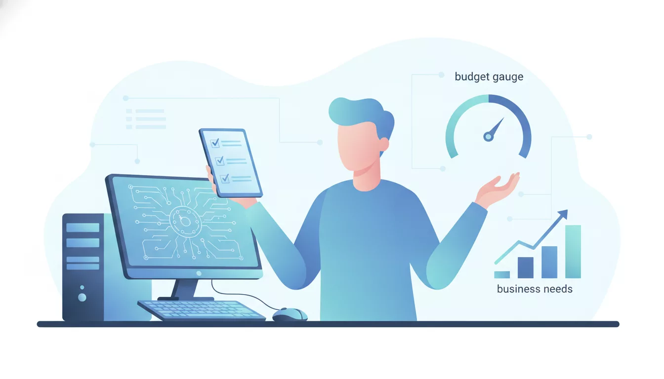 Matériel informatique pro : évaluer besoins et budget