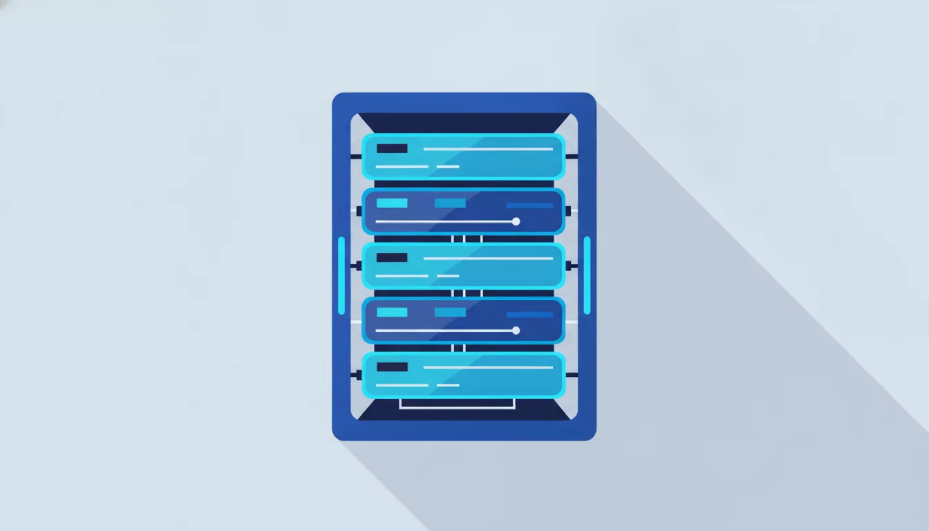 Illustration d'un serveur physique hébergeant plusieurs machines virtuelles